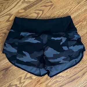 Athleta Camo running Shorts